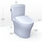 Toto Aquia IV Cube 0.9 / 1.28 GPF Dual Flush Two Piece Elongated Toilet, Dynamax Tornado Auto Flush MW4364726CEMFGNA#01 - alternate 3